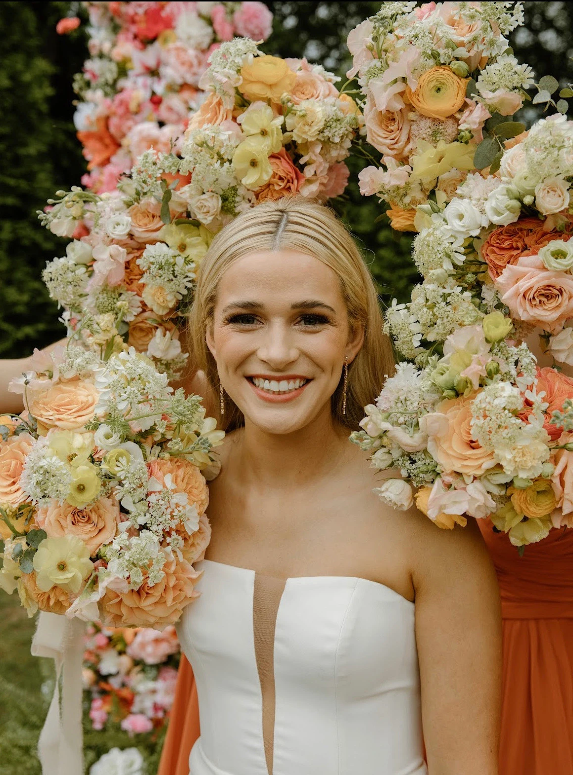 Stunning wedding look